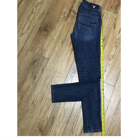 American Eagle Blue Jeans Size 0 Super Stretch - Picture 7 of 7